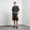 DRIPX Streetwear Raw Edge Cargo Shorts Mens Beige Deconstruct Splice Relaxed Fit Knee-Length Casual Shorts Wide Leg Outdoor Bottoms