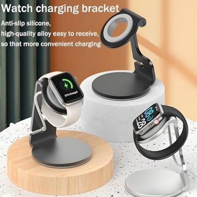 Compact Size Magnetic Smartwatch Charger Magnetic Design Charging Holder  Home Use