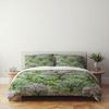 Sakura Blossom Abstract Duvet Cover Set,Evergreen,Single Double Full Queen King Quilt Cover
