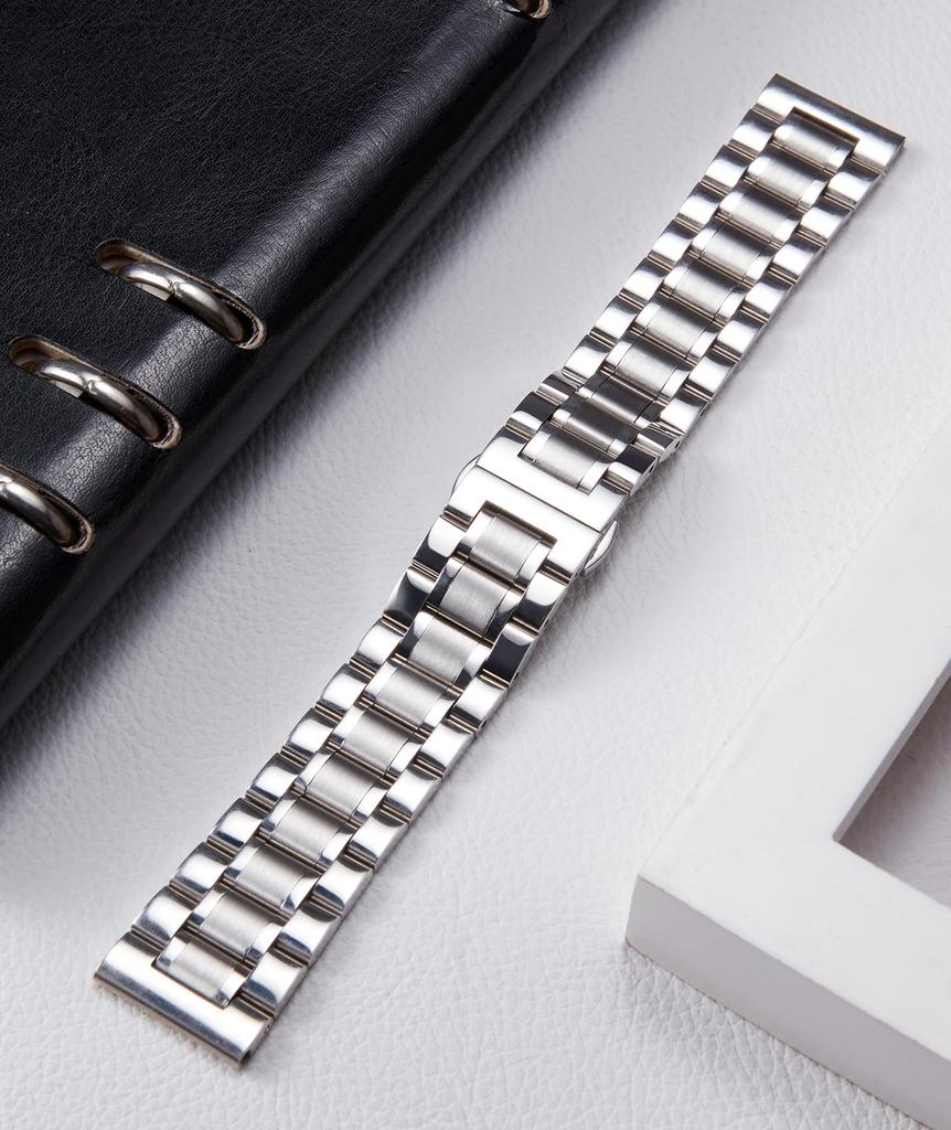 BINLUN Stainless Steel Watch Replacement Quick Adjustment Tool 6 9 Sizes Band, Strap, Durable, Rust-Resistant, Skin-Friendly, Release, Mesh, Unisex,