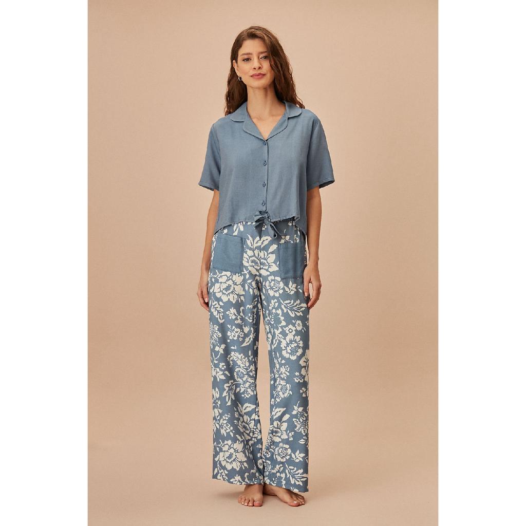 Denim Masculine Pajama Set