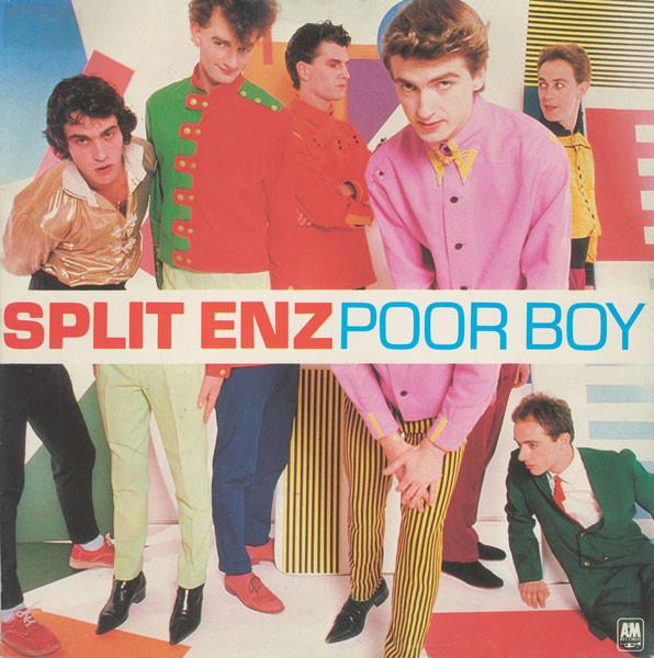 

7inch Record SPLIT ENZ - Poor Boy AMS8101 A&M Records 1981 UK Rock Used