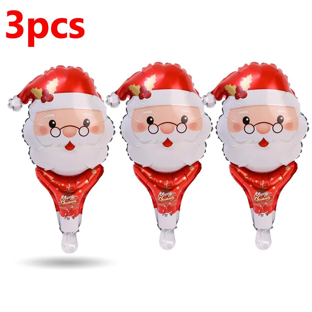 1-12 ks Vánoční hliníkové fóliové balónky Santa Claus sněhulák los balónkové tyčinky vánoční ozdoby na stromeček dětské hračky festivalové dekorace na párty