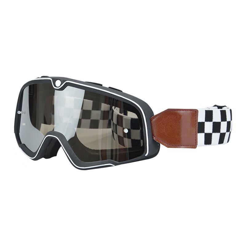 Kids Retro Motorcycle Goggles Kids One Size