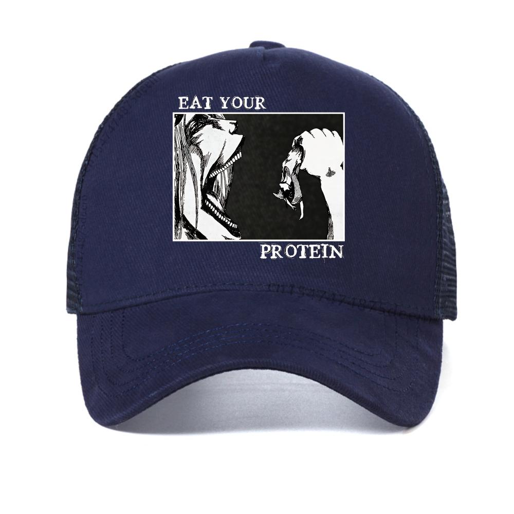 

Attack on Titan cap summer anime girl graphic funny baseball caps fashion unisex casual breathable sun hat adjustable mesh hats Adjustable темно-синього кольору
