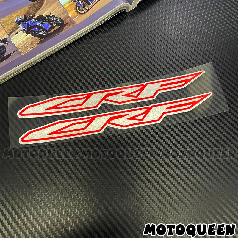 

For Honda CRF 250F 250L 300L 450X 450R 1100 CRF450 Motorcycle Fairing Body Side Emblem Logo Decor Reflective Decals Stickers Length 20CM