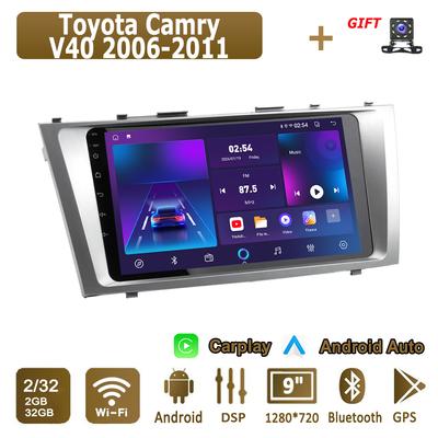 Android Carplay Car Radio For Toyota Camry V40 2006-2011 Multimedia Player Head Unit Stereo GPS Navigation BT WIFI 2+32GB