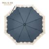 PAUL&JOE ACCESSOIRES Moonbat Women's Umbrella, Durable Floral Chrysanthemum Long Umbrella 10978, Navy Blue