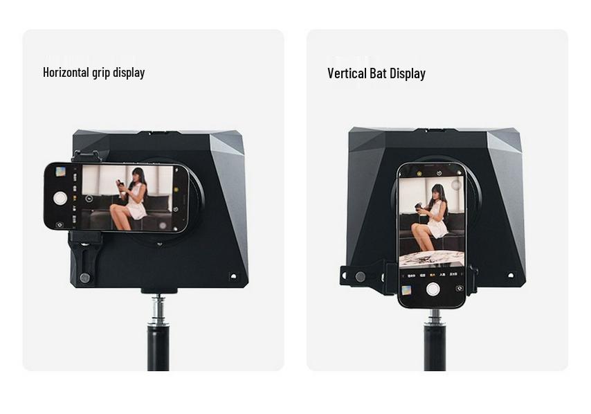 Ambitful Zhi Jie T1 Pro Foldable Teleprompter for Mobile Phones, Tablets, and Live Broadcasts