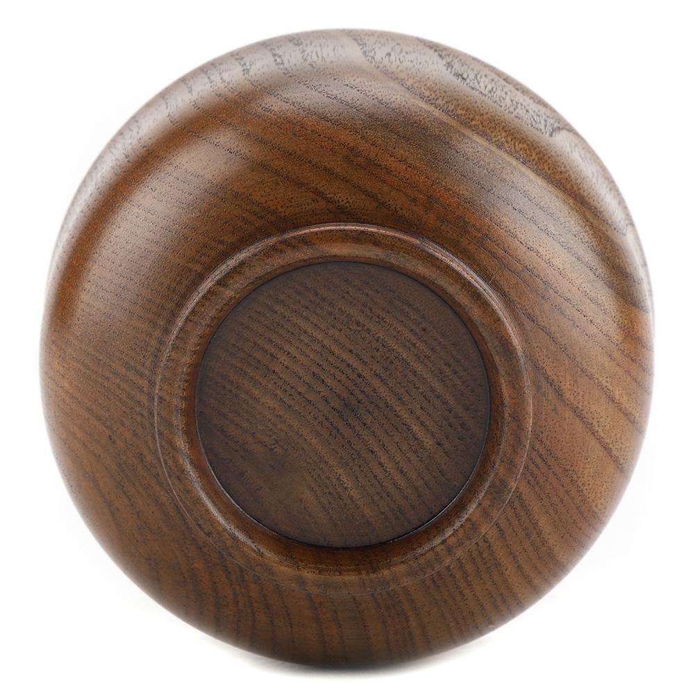 Child Kid Wooden Handmade Bowl Food Container Heat Resistant Tableware