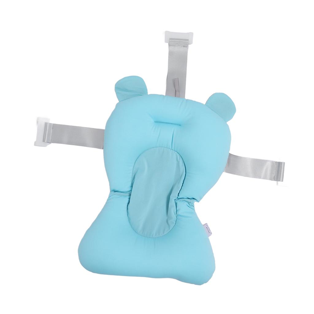 Soft Baby Bath Support Cushion Pad Cute Breathable Adjustable Newborn Bathtub Floating Pillow Mat
