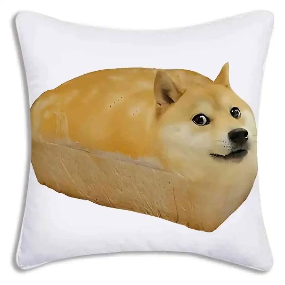 Abstract Shiba Inu Print Decorative Pillow Cover Car Sofa Square Cushion Pillow Cover