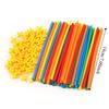 300pcs Engineering Educational Puzzle Colorful Straw Toy  Adults Gifts