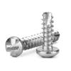 Nickel-Plated Phillips Pan Head Self-Tapping Screw with Cutting Tail - M2/M3/M4