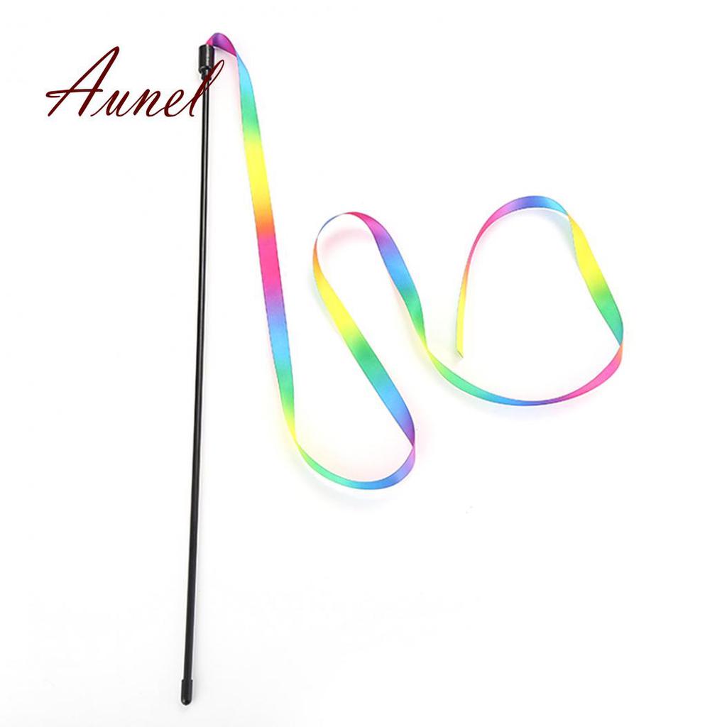 Kitty Funny Dazzle Colour Strip Tease Rod Rod Interactive Toys Pet Supplies