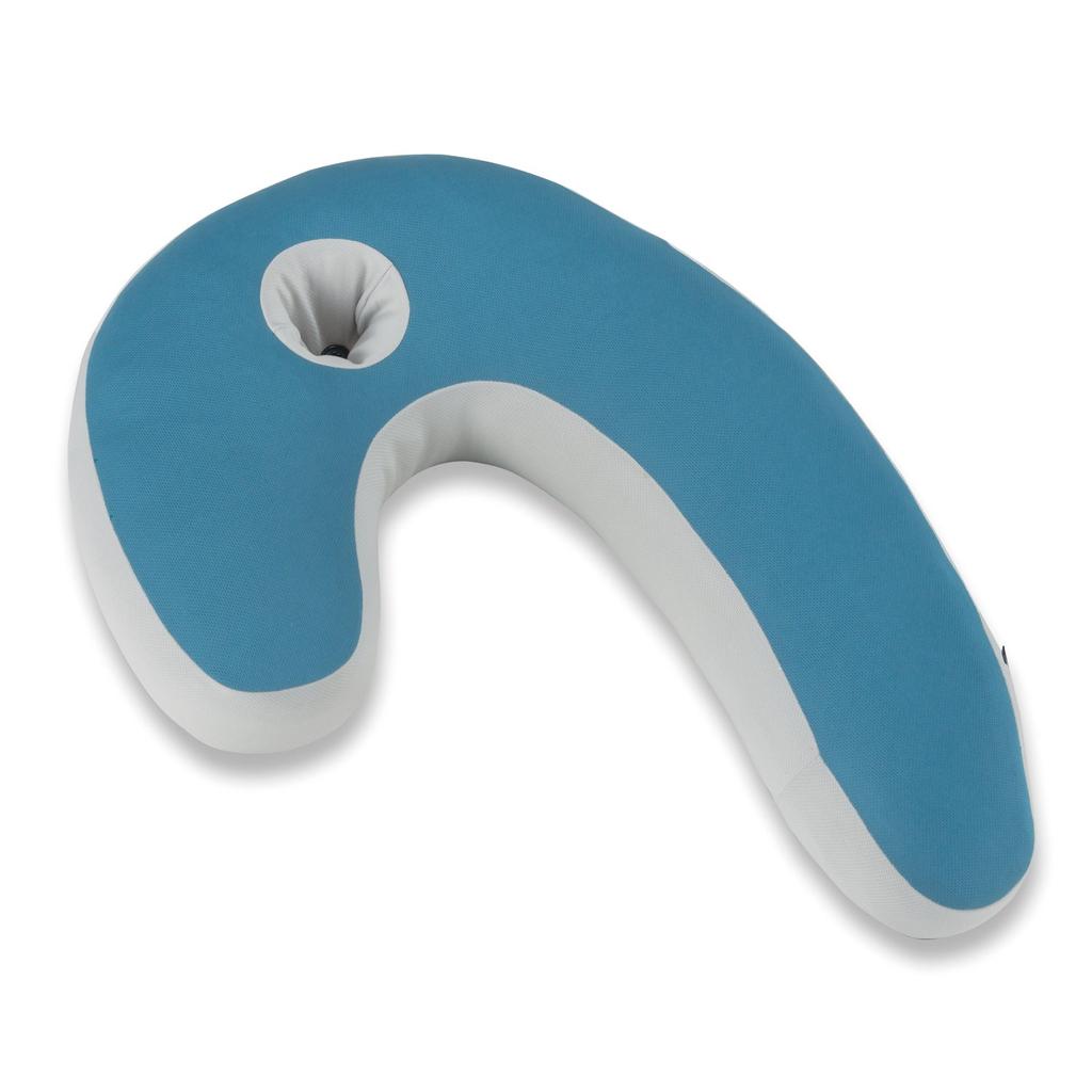 France Bed Sleep Bandage Doctor Pillow, Blue, Large, Side Sleeper Pillow, Created in Collaboration with Snoring Experts, 036099400