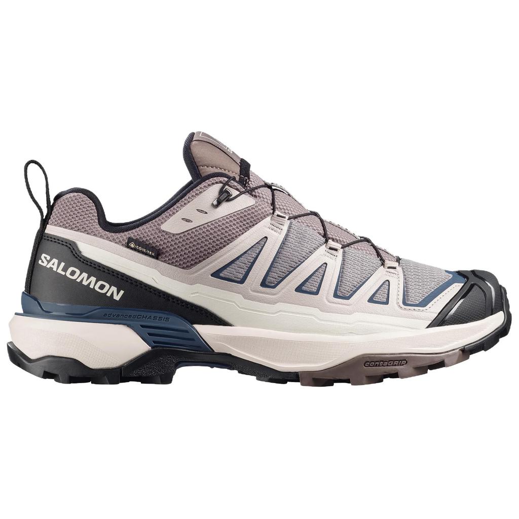 Salomon X Ultra 360 Edge Gore-Tex Comfortable Versatile Shock Absorbing Waterproof Support Hiking Shoes Men Hiking Shoes Pink Gray 491563