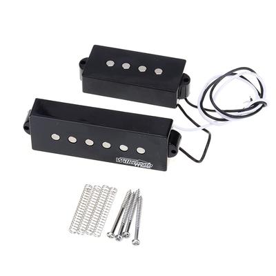 Wilkinson M Series WOPB5 Variable Gauss Ceramic Precision Bass Pickups for Electric Black of 5-String Bass, (Set 2)