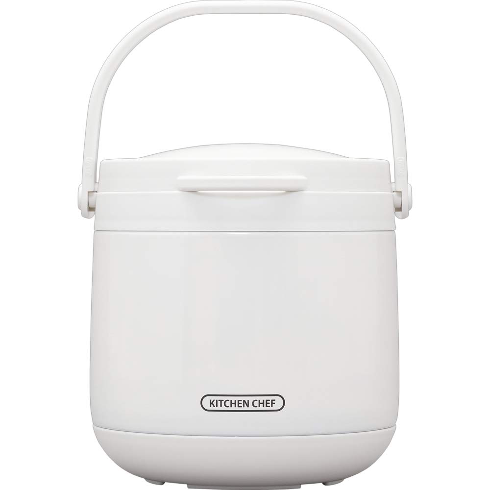 IRIS OHYAMA Insulated Cooking and Double Vacuum Recipe Book Pot, 4.5L, Gas/IH Compatible, Time-Saving Economical, Cooking, Omakase-san, Included,