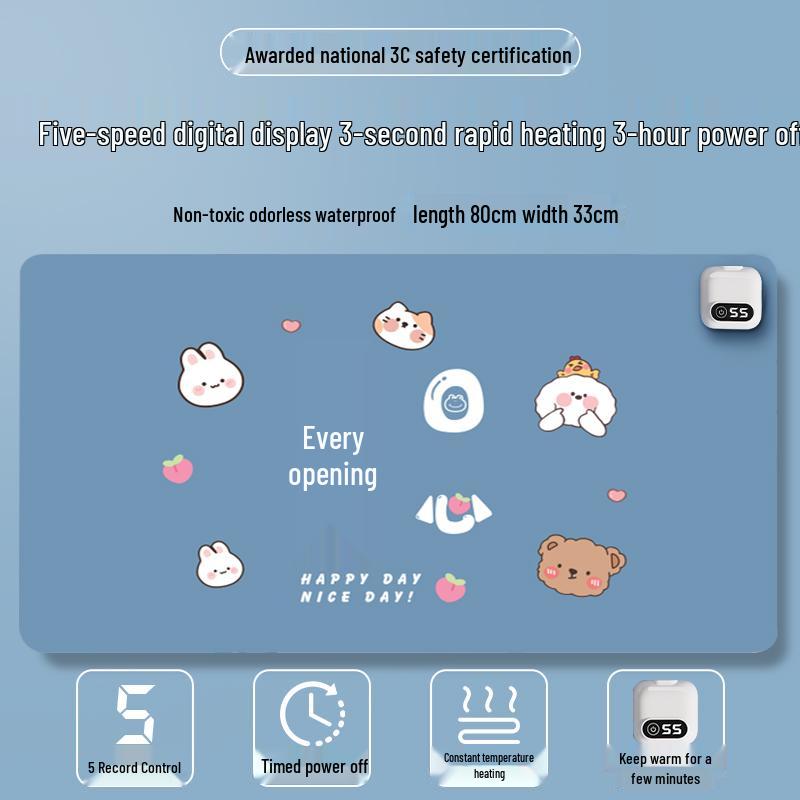 Winter Heated Mouse Pad for Home, Office, and Study - Keep Hands Warm