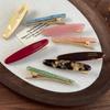 Retro French Temperament Simple Barrettes Color Acetate Oval Hair Clips For Womens Girls Sweet Hairpins Fashion Hair Accessories
