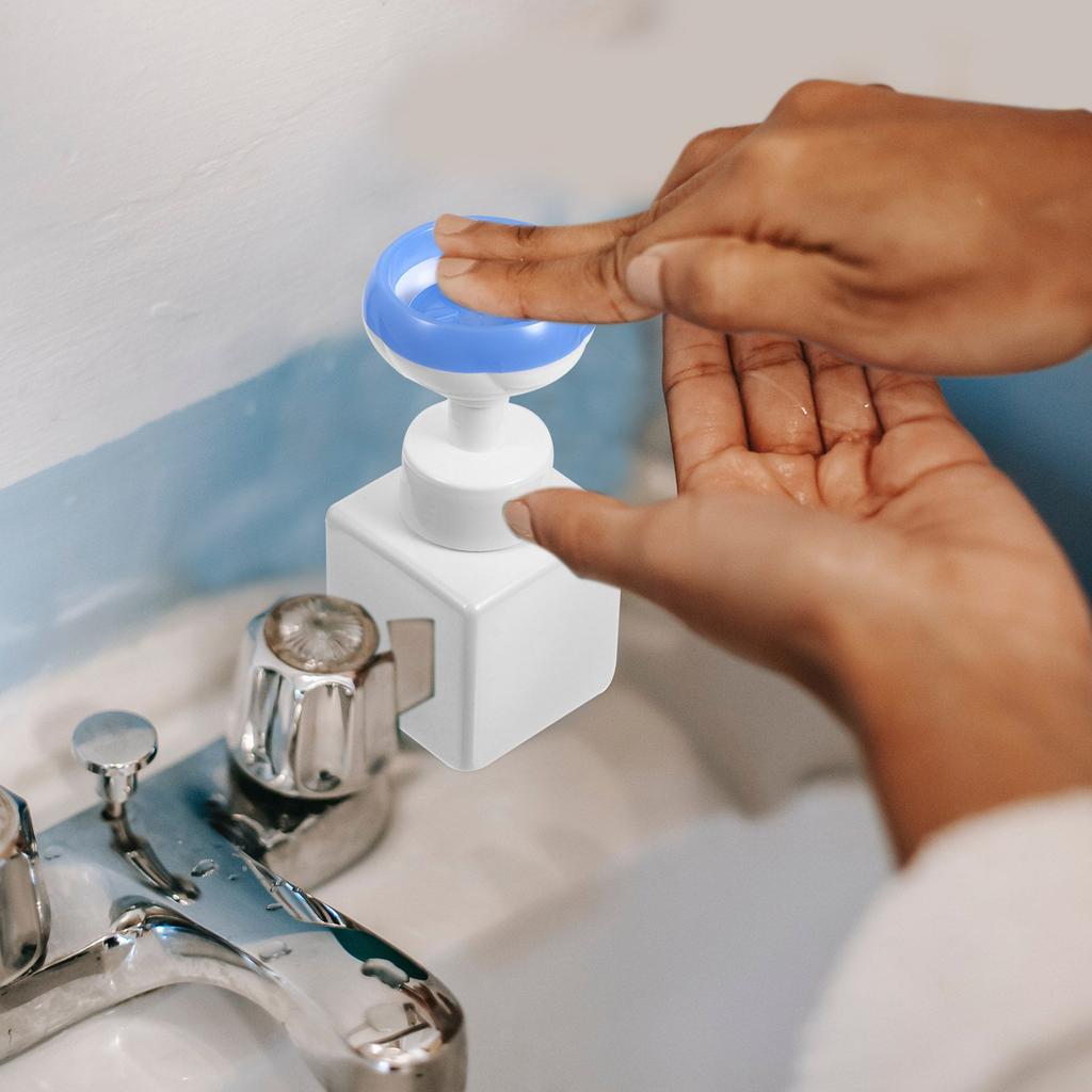 Compact Foaming Hand Soap Dispenser Bottle Reusable Press Type Design for Bathroom Kitchen Shower Travel Size Liquid Soap