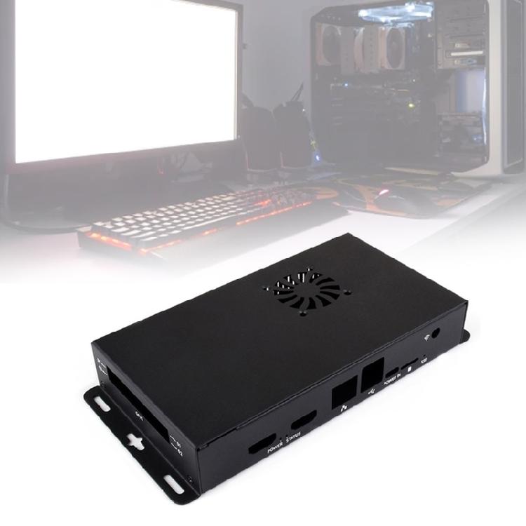 Advanced Aluminum Box Enclosure for Pi CM5 IO Board Case with Efficient Heat Distribution and Secures Fit Housing
