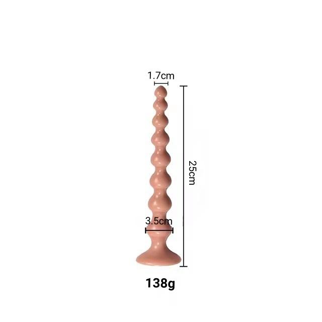PVC Anal Plug Bead Butt Plug Prostate Massages Masturbator Sex Toys for Man Anal Dilator Sex Products