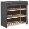 Shoe Cabinet with Cover  79x40x80 Cm  Fabric
