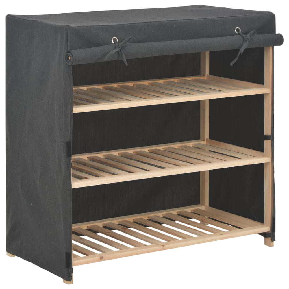 Armoire à chaussures avec housse  79x40x80 cm  Tissu