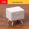 1:20 Scale 3D Miniature Architectural Model: Floor Plan Scene with ABS Furniture
