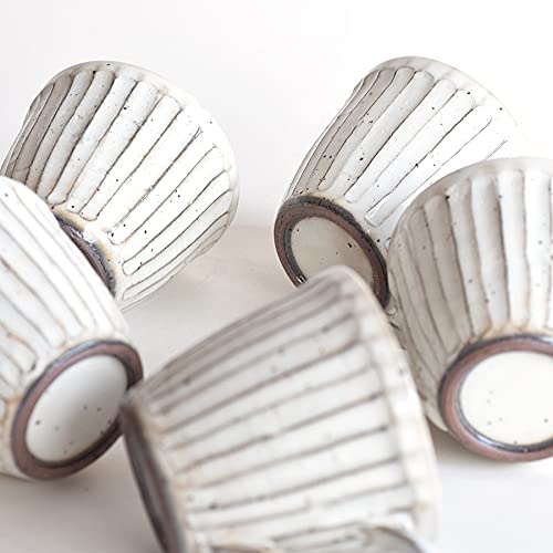 Tatara Mug Mug Powdered Shaving White Pottery Mino Ware 250ml 755-09-244