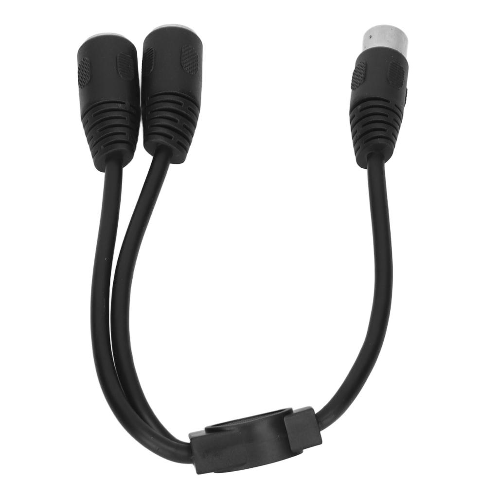 DIN 8 Pin Male to 2 DIN 8 Pin Female Cable Double Shielding DIN 8 Pin Splitter Cable Signal Sound Connection Cord 1.0ft