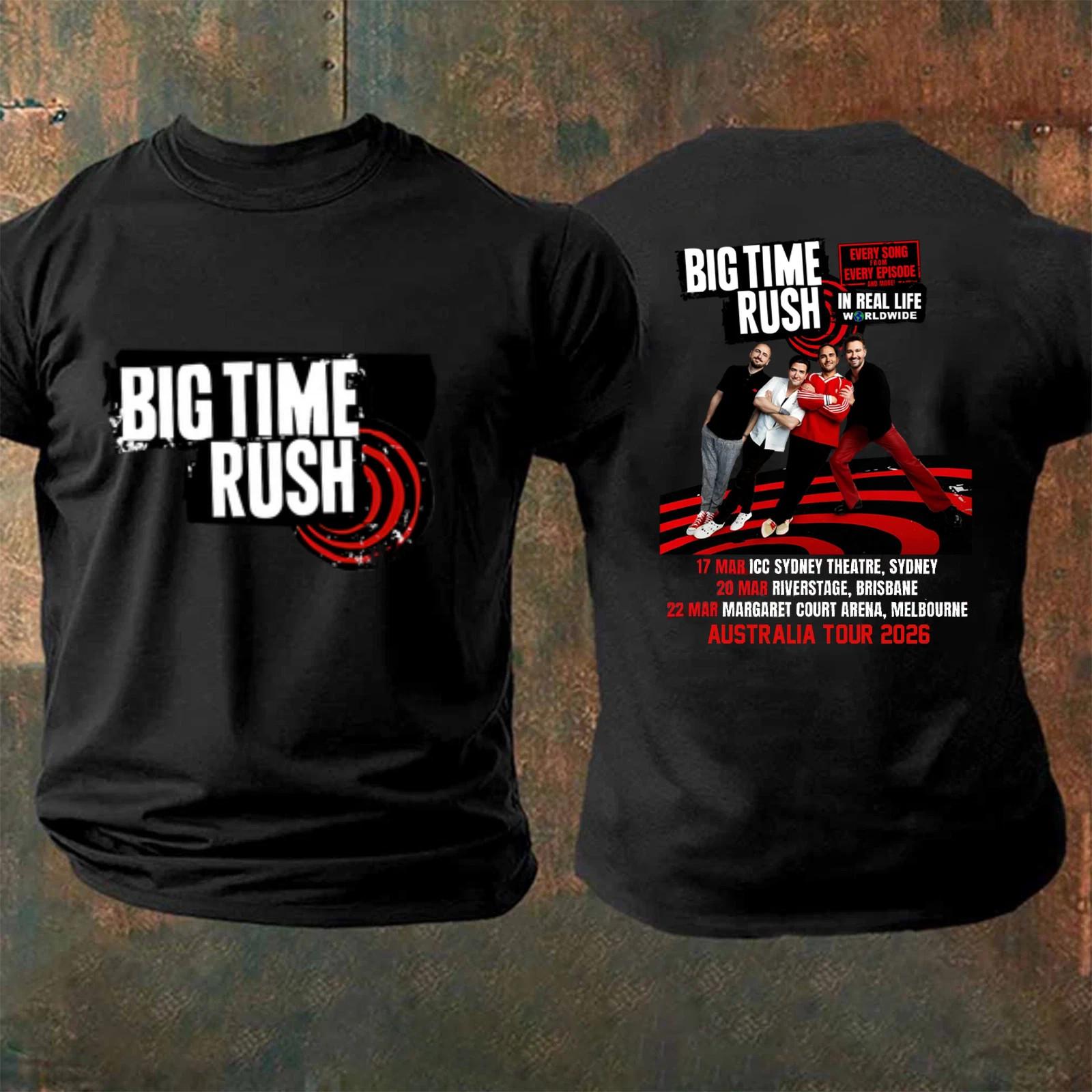 Big Time Rush World Tour Australia 2026 Tshirt L