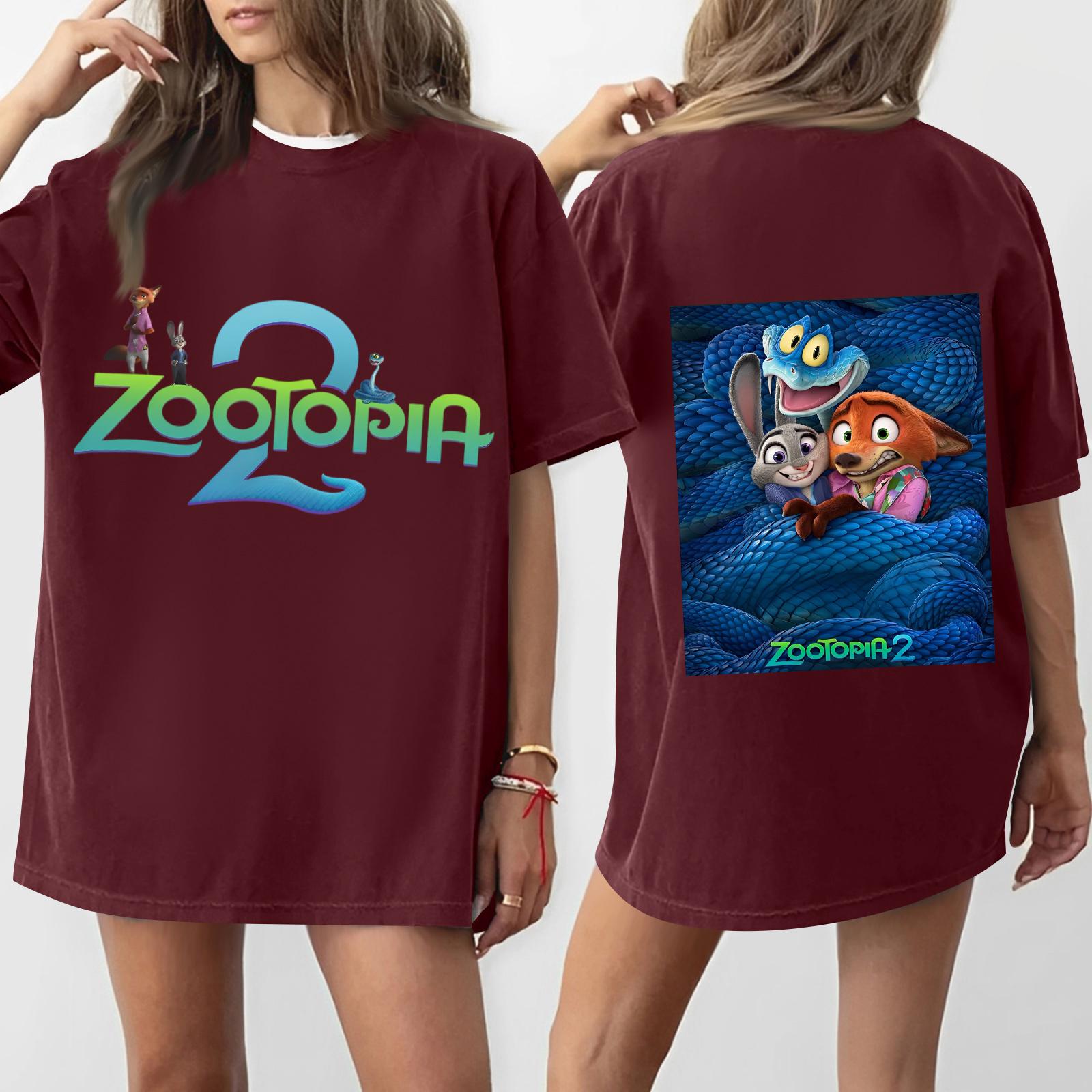 

Жіноча повсякденна модна футболка з круглим вирізом, принтом та коротким рукавом XXL винний