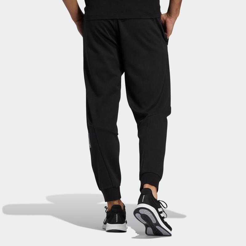 adidas Alphabet Pattern Sports Pants Men Bottoms Black HE2911