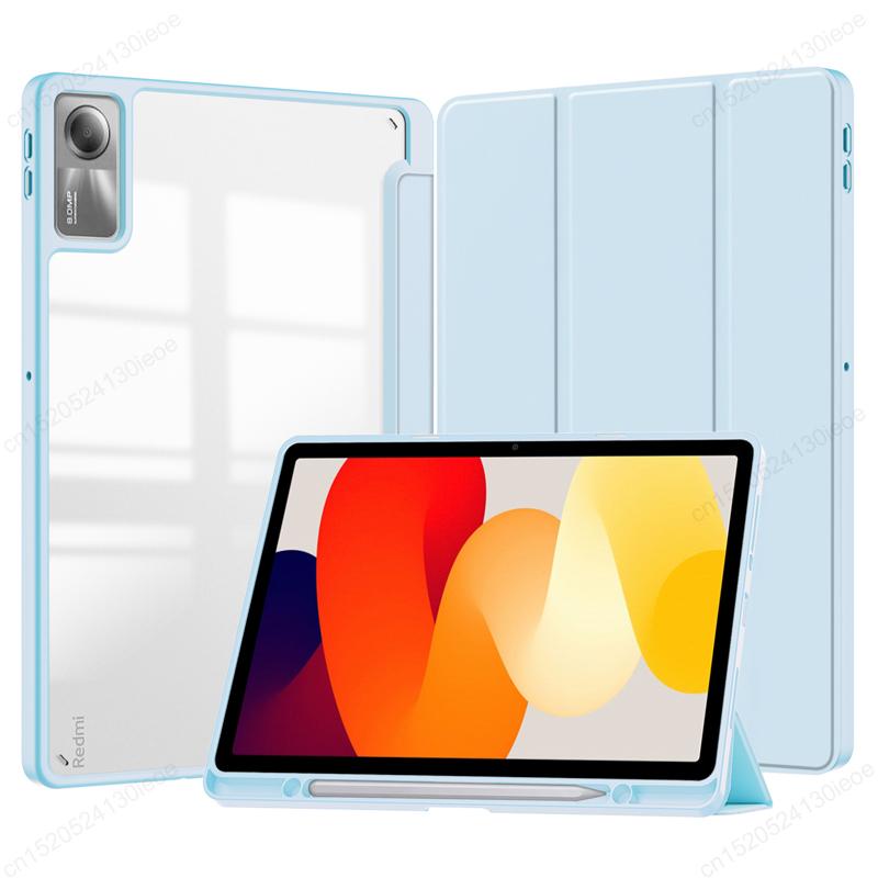 Pour Xiaomi RedMi Pad SE 8.7  11  Coque RedMi Pad 10.61  Support Stylet Couverture MiPad 7 6 5 Pro 11 pouces Tablette Veille Automatique Funda Couverture Redmi Pad 10.61 2022