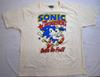 Sonic The Hedgehog Mens Sonic Gotta Go Fast! Cream Shirt New M, L, XL, 2XL