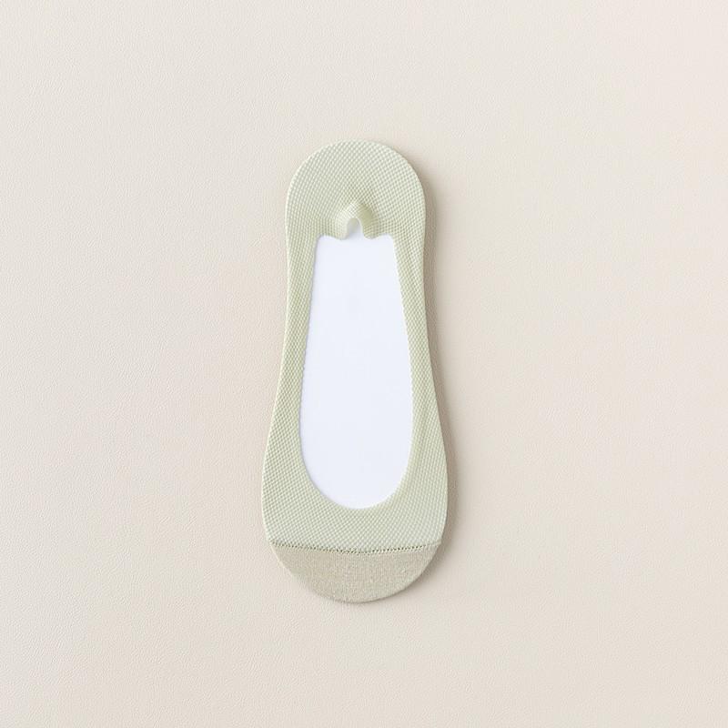 Summer Invisible Non-Slip Boat Socks – Thin, Breathable Mesh, Silicone Grip, No Heel Slip, Perfect with High Heels.
