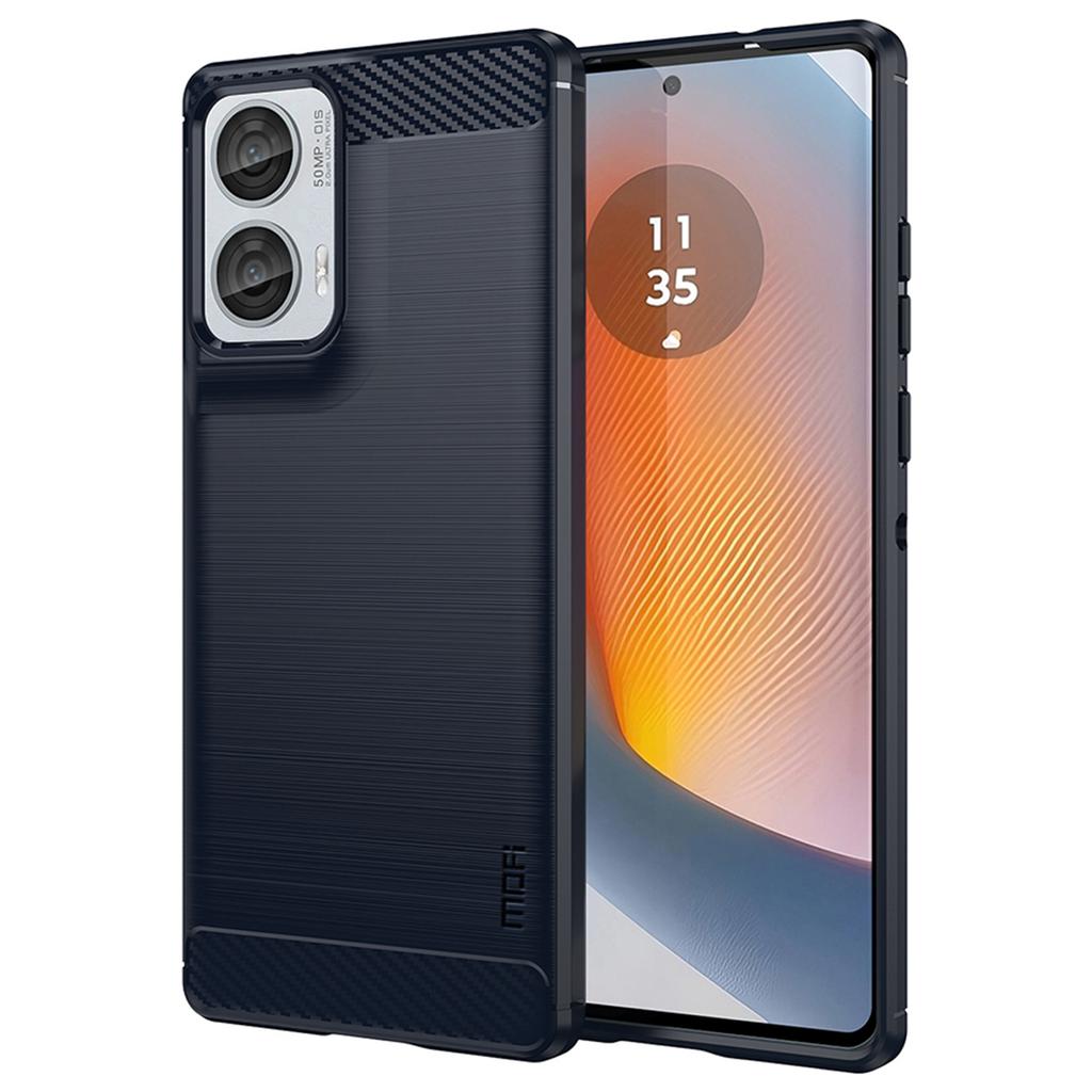 MOFI JK Serie-1 für Motorola Edge 50 Fusion 5G Hülle Gebürstetes TPU Weiche Handyhülle