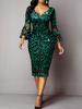 European Elegance: Floral Mesh Patchwork Bodycon Skirt Dress - V-neck Style for Women (2025)