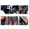 38cm Microfiber Car Steering Wheel Cover Soft Leather Braid On The Steering-Wheel with Needle Thread DIY Car Decoration