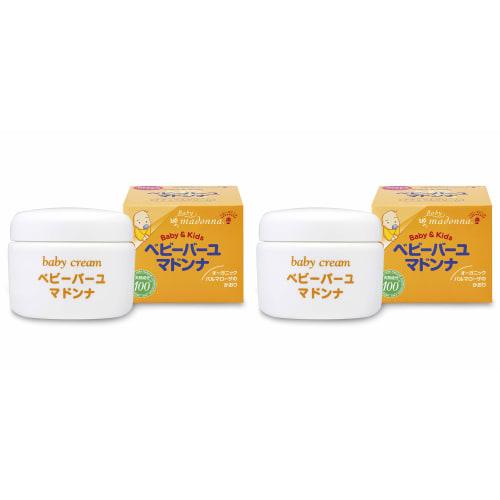 Baby Horse Oil Madonna (100% Natural Horse Oil Cream) for Newborns, Preservative-Free, Color-Free, and Additive-Free (Set of 2 (83g X 2) + 4g Gift!)