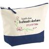 Blue Background Pouch Exceptional Dental Technician - Original Gift - Birthday Large Makeup Bag