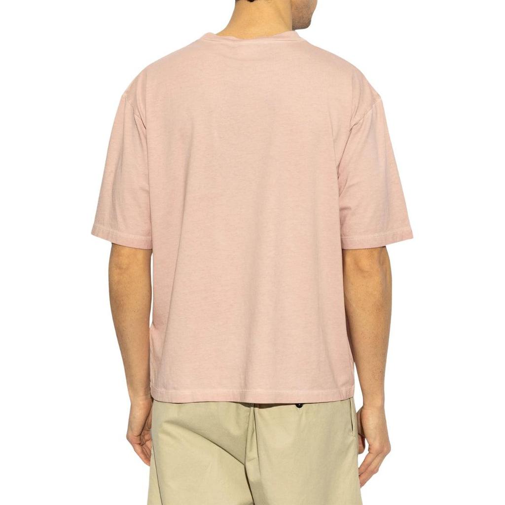 DSquared2 Mens Graphic Print Overlay Loose Fit T-Shirt