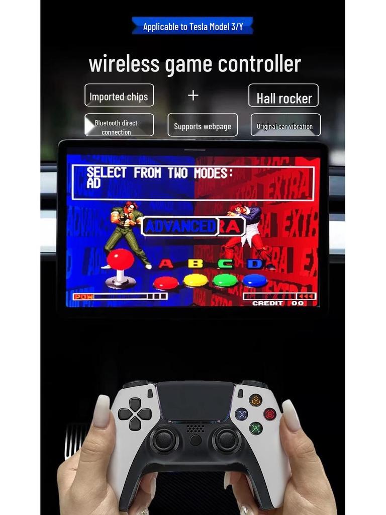 Tesla Wireless Dual Gamepad for Android, PS2, PS3, PS4 Console