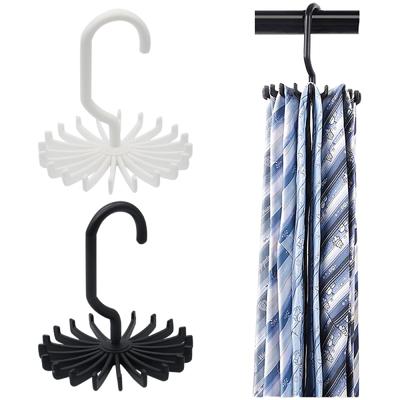 Drehbarer Hakenhalter Ständer Aufbewahrung Kleiderbügel Krawatten Gürtel Halter Platzsparer Drehbar Schalhalter Schrank Organizer