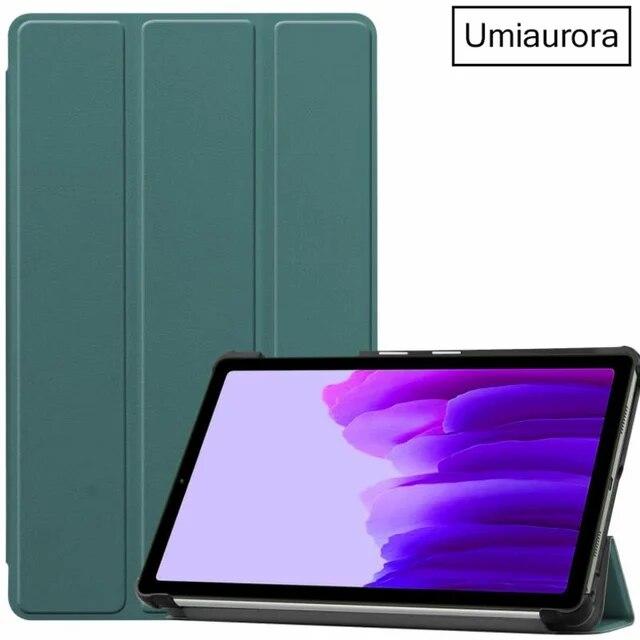

Для Samsung Tab A8 10,5 2021 SM-X200 SM-X205 Умный кожаный противоударный чехол с откидной крышкой для Tab A7 Lite 10,4 SM-T500 SM-T220 Чехол Tab A 10.1 2019 T515 темно-зеленого