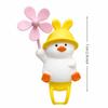 Yellow Windmill Duck Pendant Hanging Installation Baby Cart Decoration Bicycle Ornament  Kids