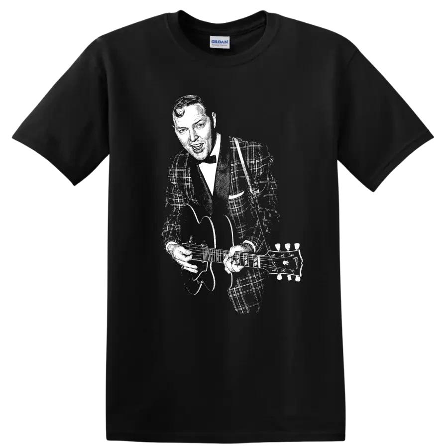 Bill Haley T Shirt Rock Legends Silhouette Music Tribute Tee